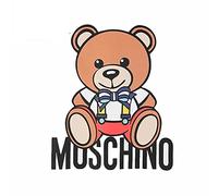 13 cm x 12,9 cm pour Moschino Ours Logo Autocollant De Voiture Moto Porte Ordinateur Pare-chocs Étanche