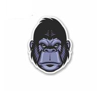 13 cm x 13 cm dessin animé singe gorille voiture autocollants accessoires moto vinyle JDM camion graphiques