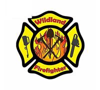 13 cm x 13 cm pour coffre de pompiers autocollants de voiture créatifs Anime graphiques décalcomanie personnalité créative