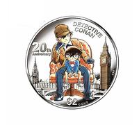 13 cm x 13 cm pour le détective Conan.20th pièce autocollant de voiture créatif 3D drôle Anime étanche