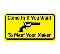 13 cm x 7 cm pour entrer si vous voulez rencontrer votre signe de fabricant de voiture