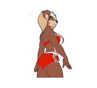 13 cm x 7 cm pour Juno Wolf Strong Cartoon Autocollants De Voiture Windows Occlusion Scratch Decal Personnalité