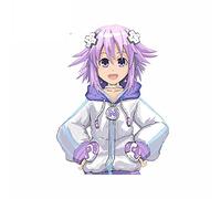 13 cm x 8,3 cm décalcomanies pour Hyperdimension Neptunia noir coeur robe vinyle voiture Wrap personnalité