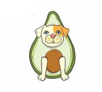 13 cm x 8,8 cm pour Pitbull Avocado voiture autocollants graphiques drôles fenêtre pare-brise réfrigérateur RV
