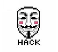 13 cm x 8 cm pour Pixel V pour Vendetta Hack Auto Decal Étanche Mode DIY Corps