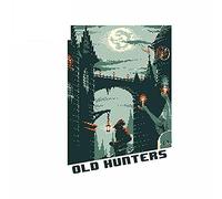 13 cm x 9,2 cm pour Old Hunters Pixel Artwork VAN Decal Moto Pare-Brise Autocollants De Voiture