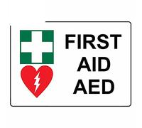 13 cm x 9,2 cm pour premiers soins AED signe accessoires de voiture autocollants Graffiti décalcomanie Anime