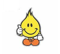 13 cm x 9,3 cm pour World Industries Flame Boy autocollants de voiture créatifs autocollants de voiture en vinyle