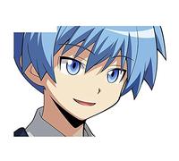 13 cm x 9,4 cm pour assassinat classe voiture autocollants coffre étanche moto décoration Anime JDM