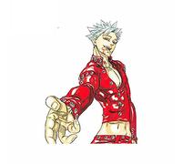 13 cm x 9,9 cm pour sept péchés capitaux anti-rayures autocollant de voiture réfrigérateur accessoires de voiture