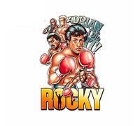 13 cm x 9 cm pour Adrian j'ai fait Rocky Fighter pare-chocs réfrigérateur voiture autocollants pare-brise dessin animé