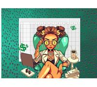 13 Column Ledger Book for Women: A Practical Simple Tracking Income and Expenses Accounting Record Book for Personal and Small Business Use