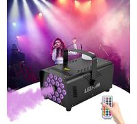 13-couleurs 500 watts machine à fumée avec télécommande 18 LED RGB lumières effet de scène machine à fumée pour DJ Disco Noël Party