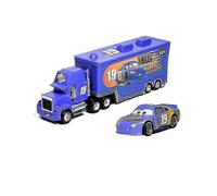 (13)Die-cast Toy Set: Cars 2 Lightning Mcqueen, Jackson Storm, Chick Hicks, Mack