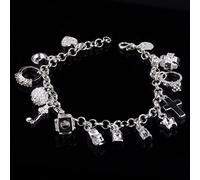 13 Doux Pendentifs Pour Femmes, Nouvelle Collection De Bagues, Coeurs, Croix, Étoile, Argent Plaqué, Manchette, Chaîne À Main, Bijoux À La Mode, Cadeau Pour Femmes