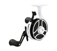 13 FISHING Free Fall Ghost Moulinet de pêche sur Glace Unisexe, Blanc, RH Retrieve