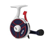 13 FISHING - Freefall Ghost Maverick - Moulinet de pêche sur Glace en Ligne - Couleur Rouge, Blanc et Bleu - Récupération Main Droite - BBFFGWUSA-2.5-RH