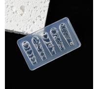 13 formes uniques de Nail Art 3D en Silicone transparent avec des sculptures de Jades complexes pour les stylistes, modèles de conception d ' ongles