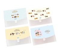 13 In the Storage Organ Bag Multi-Layer Student Office Paper Bag - Happy Teckel