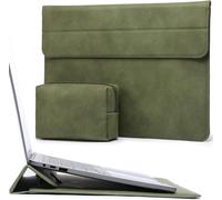 13 Inch Laptop Sleeve Case with Stand Function for MacBook Air 13 M4 M3 M2 M1 2025-2018, MacBook Pro 13 M2 M1 2025-2016, 13 Inch iPad Pro/Air, 13 Inch Surface Pro, XPS 13, Olive Green Vert