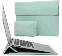13 Inch Laptop Sleeve Case with Stand Function for MacBook Air 13 M4 M3 M2 M1 2025-2018, MacBook Pro 13 M2 M1 2025-2016, 13 Inch iPad Pro/Air, 13 Inch Surface Pro, XPS 13, Mint Green Vert