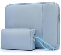 13 Inch Laptop Sleeve Compatible with MacBook Air 13 M4/M3/M2/M1 2025-2018, MacBook Pro 13 M2/M1 2025-2016, iPad Pro/Air 13, XPS 13, Surface Pro, 12""-13"" Tablet, Pale Blue