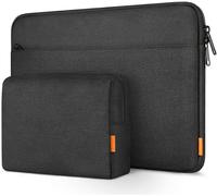 13 Inch Sleeve Compatible with 13.6 MacBook Air M3/A3113 M2/A2681, 13 MacBook Air M1/A2337 2025-2018, 13 MacBook Pro M2/A2686 M1/A2338 2022-2016, 12.3Surface Pro 11/1 0/9/X/8/7/6/5/4/3, Black Noir