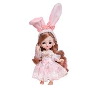 13 Joint Movable Anime Doll - 15,7 cm - Belle robe - Cadeau de princesse fille - Collection de poupées articulée poable optimiste - Meilleur anniversaire - Petit M