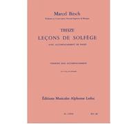 13 Lecons De Solfege En 5 Cles Melangees Sans Acc / Recueil