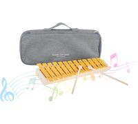 13 Note Xylophone Glockenspiel Carillon Diatonique en Bois Enfants Jeux Educatif