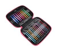 13 paires 2.7mm-10.0mm d’Aiguilles a Tricoter aiguilles circulaires tricot interchangeables Circulaires en aluminium Aiguilles Circulaires