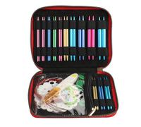 13 Paires D'aiguilles À Crochet Avec Accessoires, Pull Circulaire, Kit D'aiguilles À Coudre Pour Débutants, Cadeau Interchangeable, Tricot En Aluminium