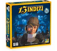dV Giochi -13 Indizi-Jeu de Table d'éducation et d'investigation - Édition Italienne, Multicolore, DVG9330