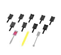 13 Pcs Kit de Nail Art Magnétique pour Vernis à Ongles Gel UV 3D Outils de Design Oeil de Chat Bâton Magnétique Noir pour Manucure