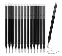 13 PCS Recharges Effaçables 0,7mm Compatibles Stylos Pilot FiXion, Encre Thermosensible de Haute Qualité pour Écriture Fluide et Précise, avec Longue Durée de Vie et Garantie de Satisfactio (Noir)