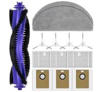 (13 pièces) RV30 Max Plus Pièces de Rechange pour Narwal Freo S, pour Tapo RV30 Max Plus/ RV20 Max Plus, 1 Brosse à Rouleau, 4 Brosses Latérales, 3 Filtres, 3 Sacs à Poussière, 2 Tampons de Nettoyage