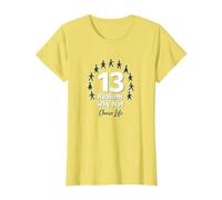 13 Raisons pour lesquelles ne Pas Choisir Un Message inspirant pour la Vie T-Shirt, Femme, Citron, XXL