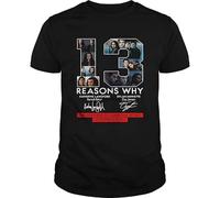 13 Reasons Why The Only Way to Learn The Secret is to Press Play Shirt Funny T-Shirt Black XXL