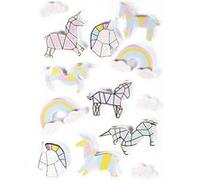 13 stickers 3D - Licornes 5 cm - Graine Créative Multicolore G
