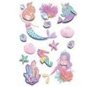 13 Stickers Sirenes Effet 3d 60mm