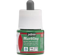 [130-006] Pébéo Flacon 45ml Peinture MARBLING Vert Emeraude