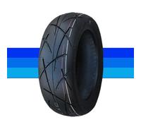 130/60-10 Pneu de Moto, Pneu Scooter 130/60/10 6 PR Indice de Charge 54J Pression Maximale 280 kPa Charge Max 454 lbs Composé Double 130 60 10 pour Roue Avant ou Arrière Remplacement(A)