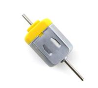 130 Dual Shaft DC 1.5V-12V 7000RPM Carbon Brush electronic starter Toy Model Small electronic starter Wind Generator Making Accessories CZAOINCU(Silver back motor)