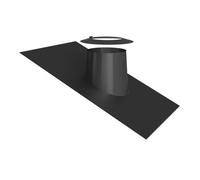 Ø 130 mm Conduit de toit Jeremias DW Vision avec bord d'attaque et collier d'étanchéité 16°- 25° Couleur RAL