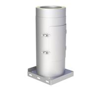 Ø 130 mm Jeremias DW Vision élément de nettoyage Design Plus avec plaque de base pour l'extérieur Matt