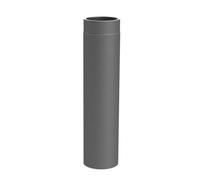 Ø 130 mm Tuyau de poêle double paroi Jeremias ISO-Line Elément de longueur 750 mm Gris