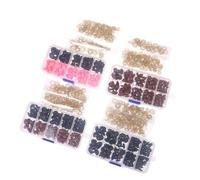 130 Pièces/Boîte Mini Plastique Nez De Sécurité Triangle Pour Ours En Peluche Animaux En Peluche Jouets Amigurumis Poupées Accessoires