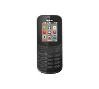 Nokia 130 - Téléphone de service - double SIM - RAM 4 Mo / Mémoire interne 8 Mo - microSD slot - Écran LCD - 160 x 120 pixels - rear camera 0,3 MP - noir Noir G