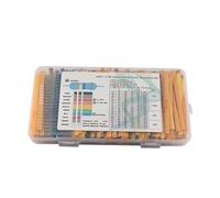 130 Values 1/4W 0.25W 1% resistor pack set diy Metal Film Resistor Kit Lot Resistors Assortment Kits Fixed resistor 2600pcs/lot NWPNLXEA