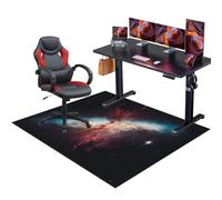 130 x 170 cm Tapis de Chaise Gaming Antidérapant Tapis de Chaise pour Sol en Bois Dur Protège Parquet Chaise Roulettes Tapis pour Fauteuil, Tapis de Sol Chaise de Bureau Tapis de Protection de Sol